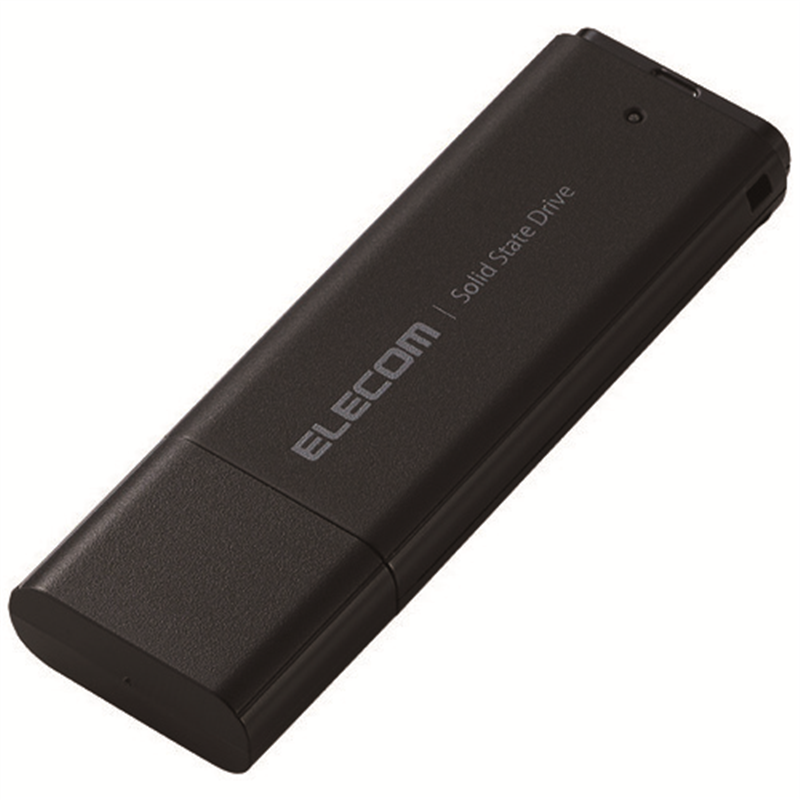 エレコム 外付けSSD 500GB ESD-EMC0500GBK 1個(ご注文単位1個)【直送品】