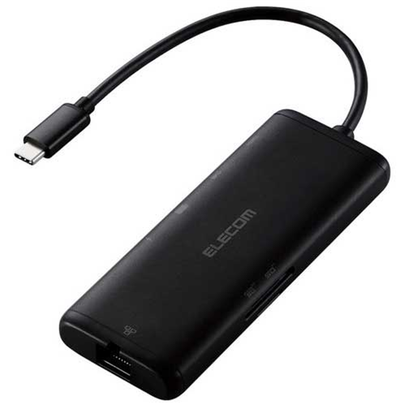 エレコム ドッキングステーション 7in1 DST-W02  1個（ご注文単位1個）【直送品】