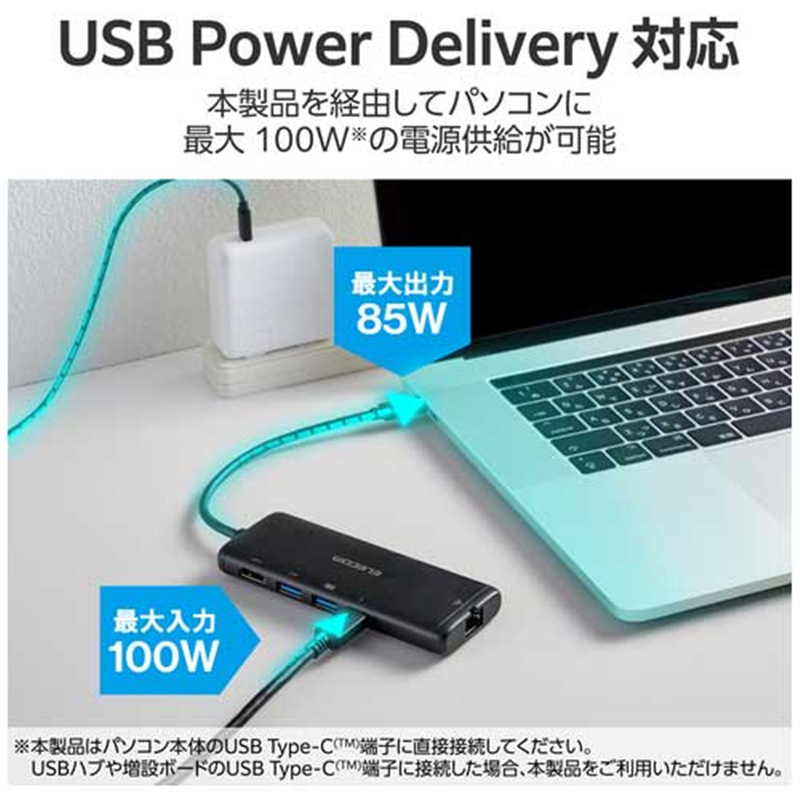 エレコム ドッキングステーション 7in1 DST-W02 1個(ご注文単位1個)【直送品】