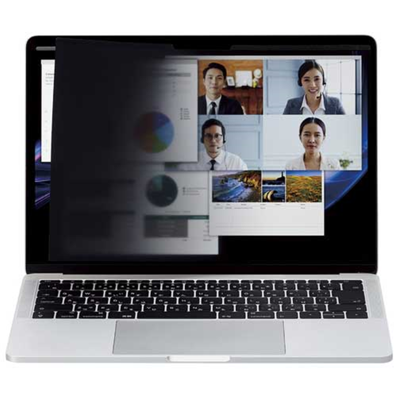 エレコム マグネット覗き見防止フィルタ 13.3W 16:10 1個(ご注文単位1個)【直送品】