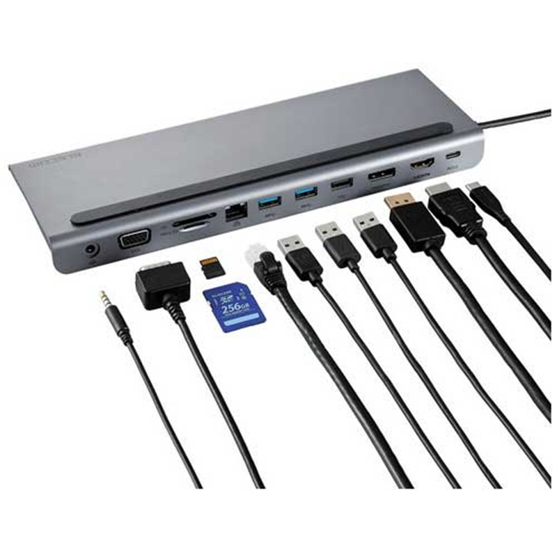 エレコム Type-Cドッキングステーション DST-W05 1個(ご注文単位1個)【直送品】