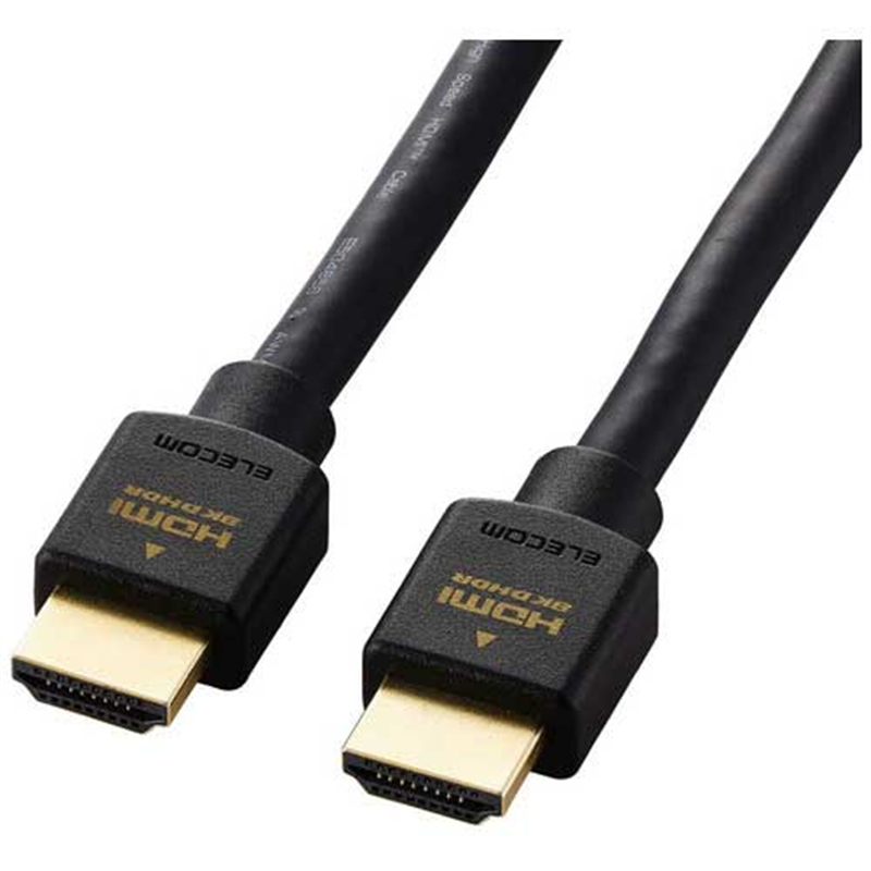 エレコム Ultra HDMIケーブル 3m DH-HD21E30BK2  1個（ご注文単位1個）【直送品】