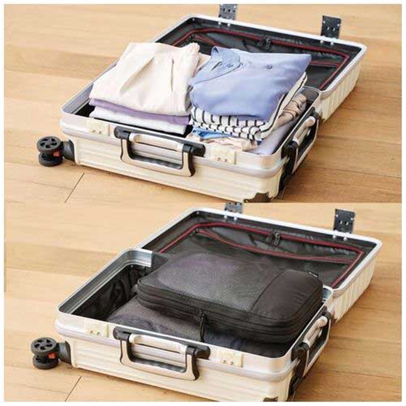 エレコム 旅行用パッキングキューブ Lサイズ  1個（ご注文単位1個）【直送品】