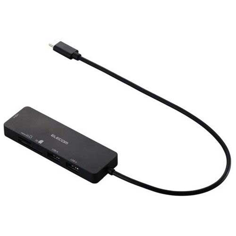 エレコム マルチハブ U3H-MSD3007BBK  1個（ご注文単位1個）【直送品】