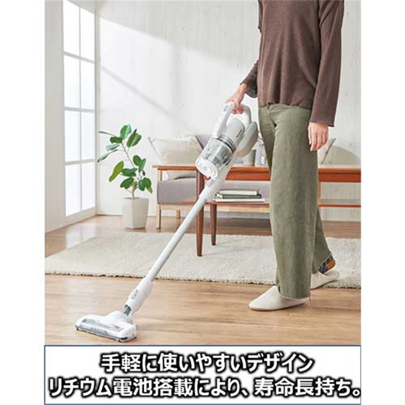 Panasonic 充電式掃除機 MC-SBV01-W  1個（ご注文単位1個）【直送品】