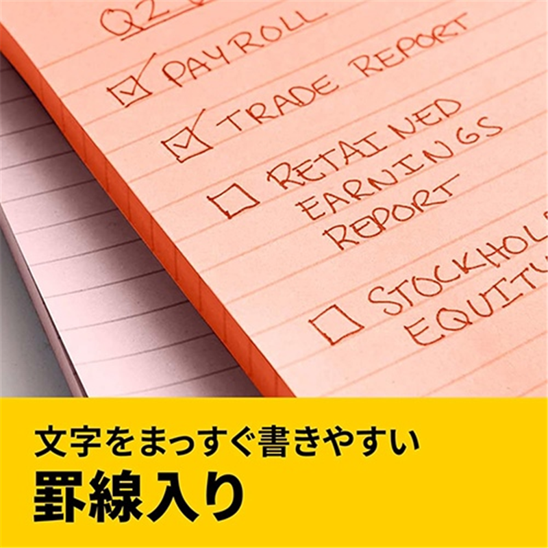 スリーエム ジャパン Post-it 罫線入 630-6AN 混色  1個（ご注文単位1個）【直送品】