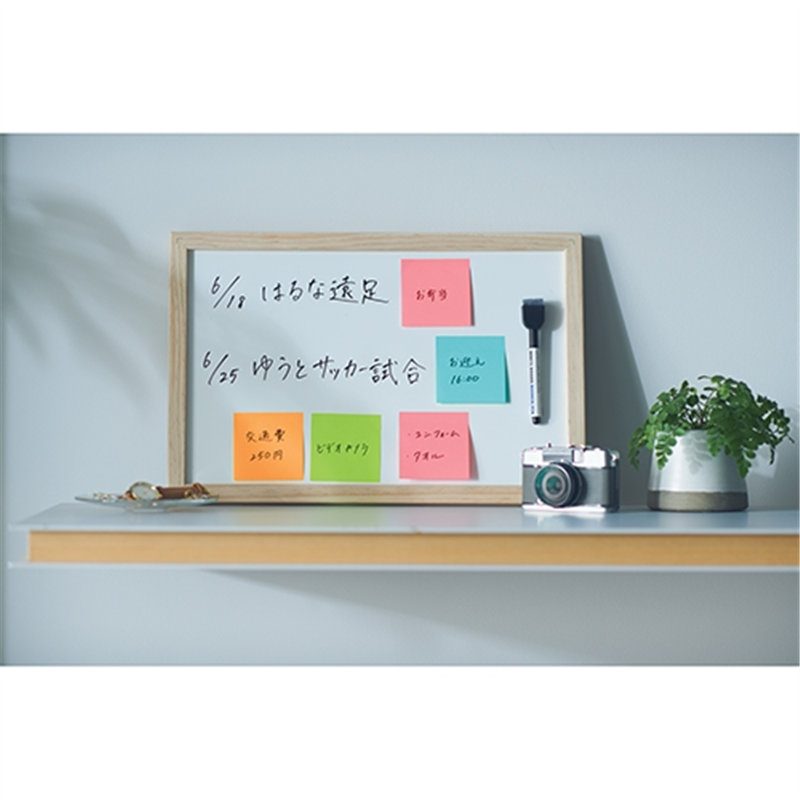 スリーエム ジャパン Post-it強粘着MC75×75mm 6541SS-MC-1N 4色 1個(ご注文単位1個)【直送品】