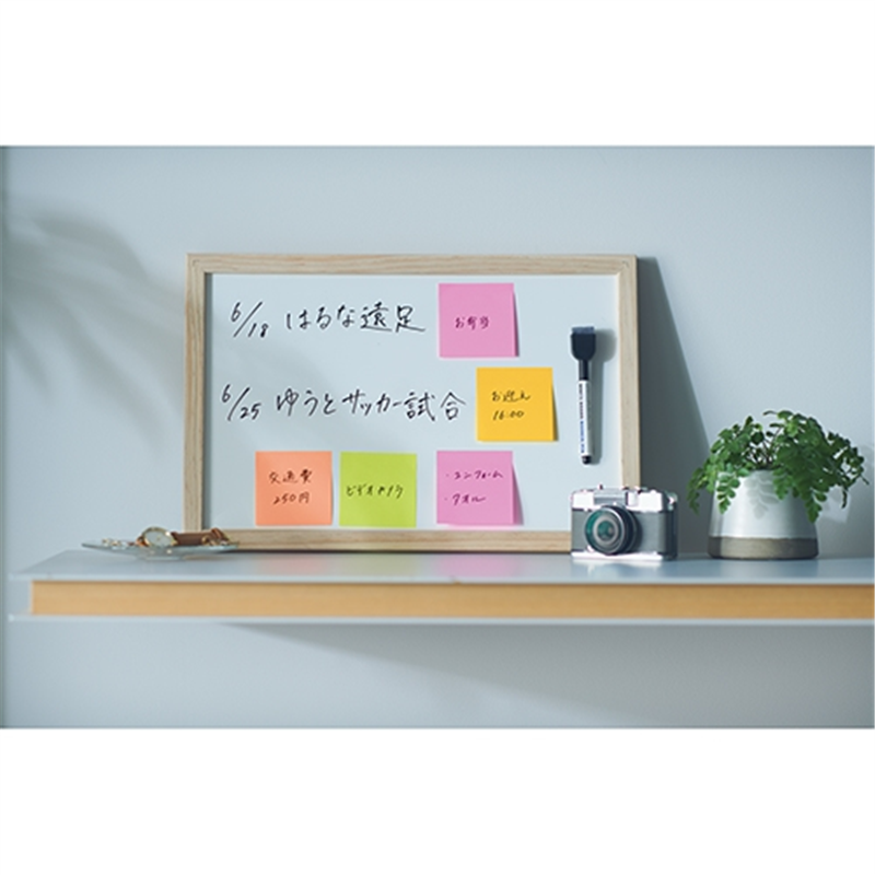 スリーエム ジャパン Post-it強粘着MC75×75mm 6541SS-MC-6N 4色 1個(ご注文単位1個)【直送品】