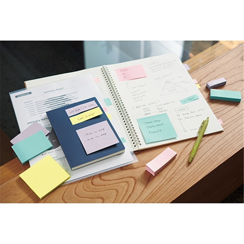 スリーエム ジャパン Post-it強粘着MC75×25mm 5001SS-MC-5N 4色 1個（ご注文単位1個）【直送品】