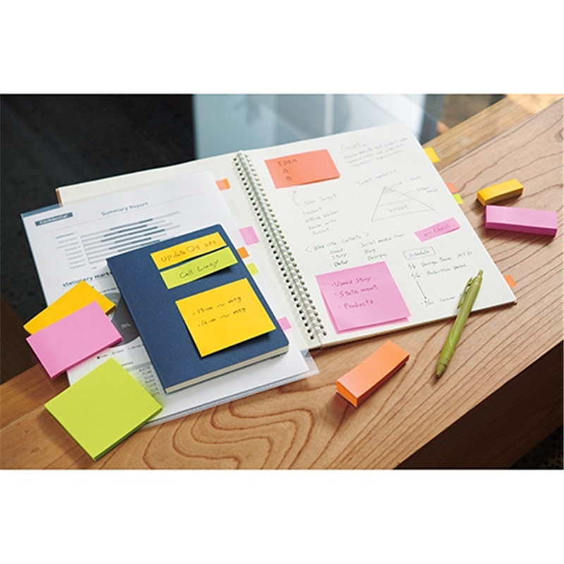 スリーエム ジャパン Post-it強粘着MC75×25mm 5001SS-MC-6N 4色 1個（ご注文単位1個）【直送品】