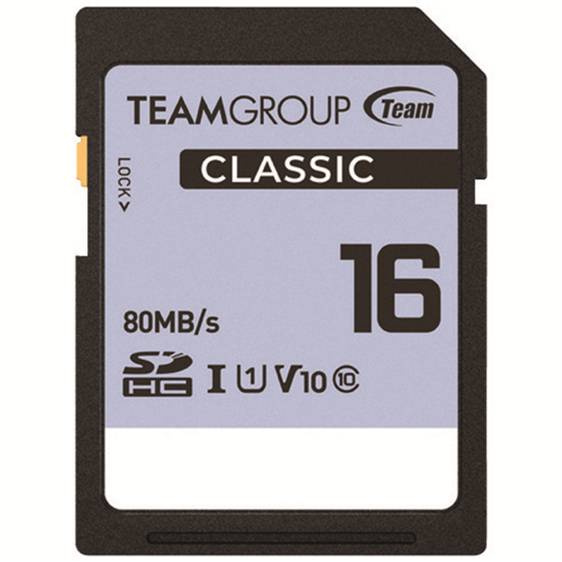 TEAM SDHCカード UHS-I U1 16GB TSDHC16GIV1001  1個（ご注文単位1個）【直送品】