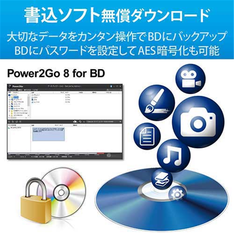 ロジテック BDドライブ USB3.2Gen1 書込ソフト付 1個(ご注文単位1個)【直送品】