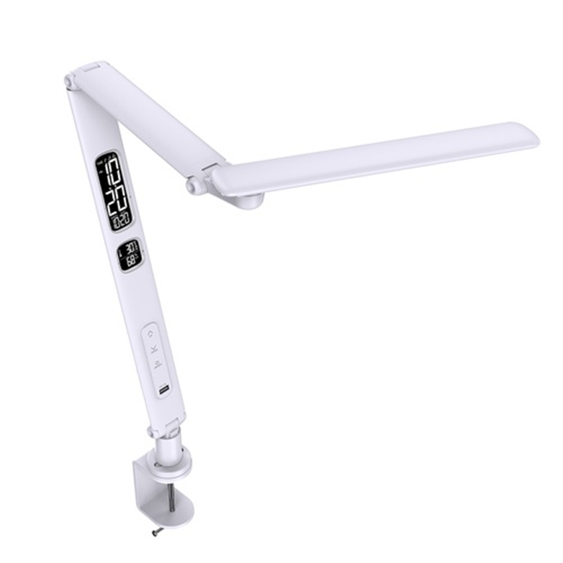 オリンピア照明 マルチリフラクションデスクライト3関節 白 1個（ご注文単位1個）【直送品】