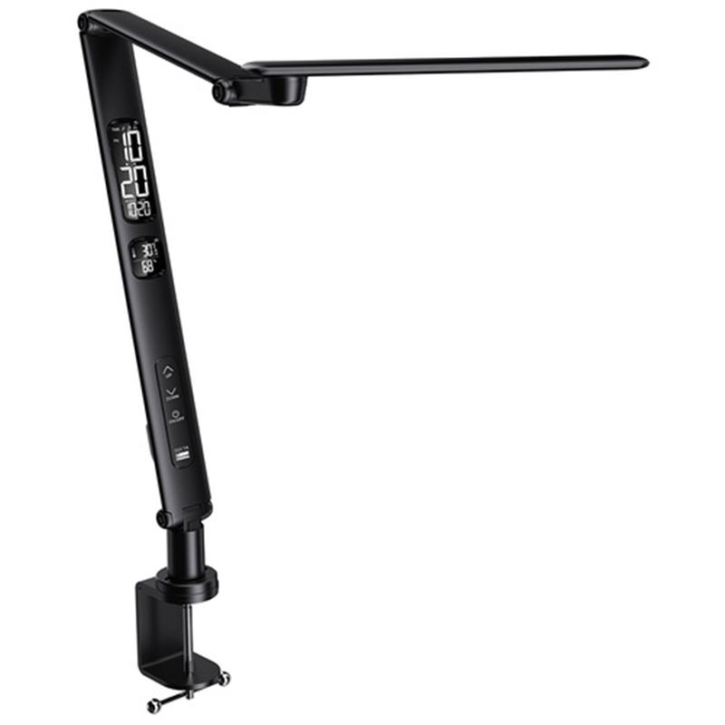 オリンピア照明 マルチリフラクションデスクライト3関節 黒 1個（ご注文単位1個）【直送品】