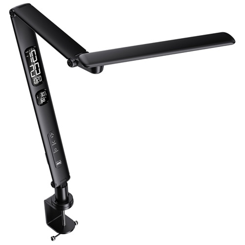 オリンピア照明 マルチリフラクションデスクライト3関節 黒 1個（ご注文単位1個）【直送品】