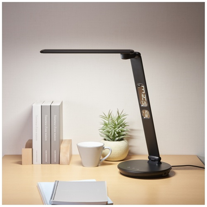 オリンピア照明 マルチリフラクションデスクライト2関節 黒 1個(ご注文単位1個)【直送品】