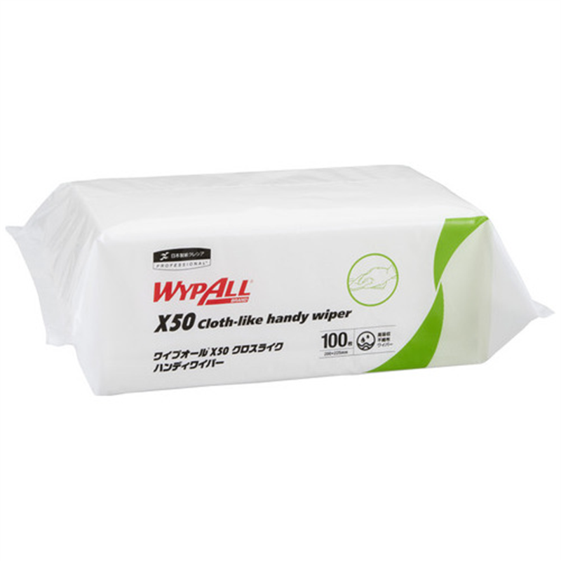 日本製紙クレシア ワイプオールX50クロスライクハンディ100枚 1個（ご注文単位1個）【直送品】