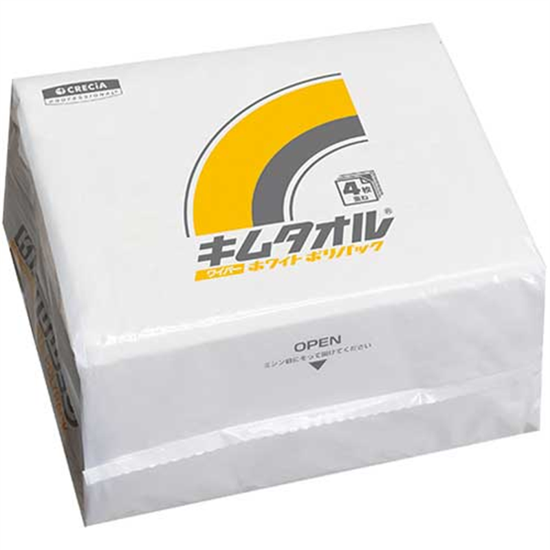 日本製紙クレシア キムタオル ホワイト ポリパック 50枚  1個（ご注文単位1個）【直送品】
