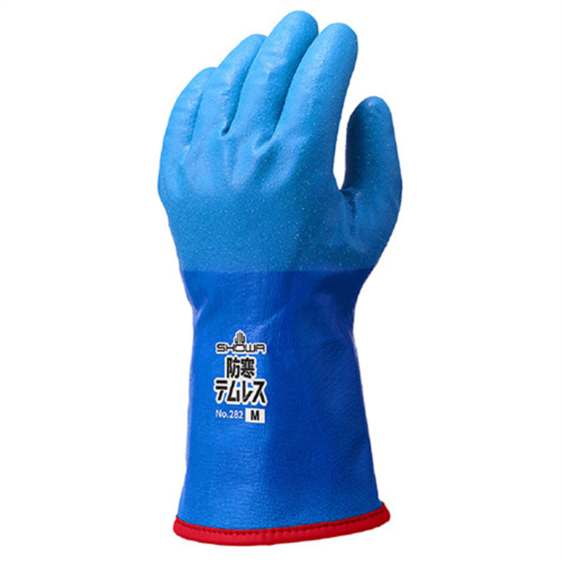 ショーワグローブ 282 防寒テムレス M/ブルー 1個(ご注文単位1個)【直送品】