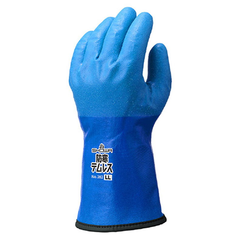 ショーワグローブ 282 防寒テムレス LL/ブルー 1個(ご注文単位1個)【直送品】