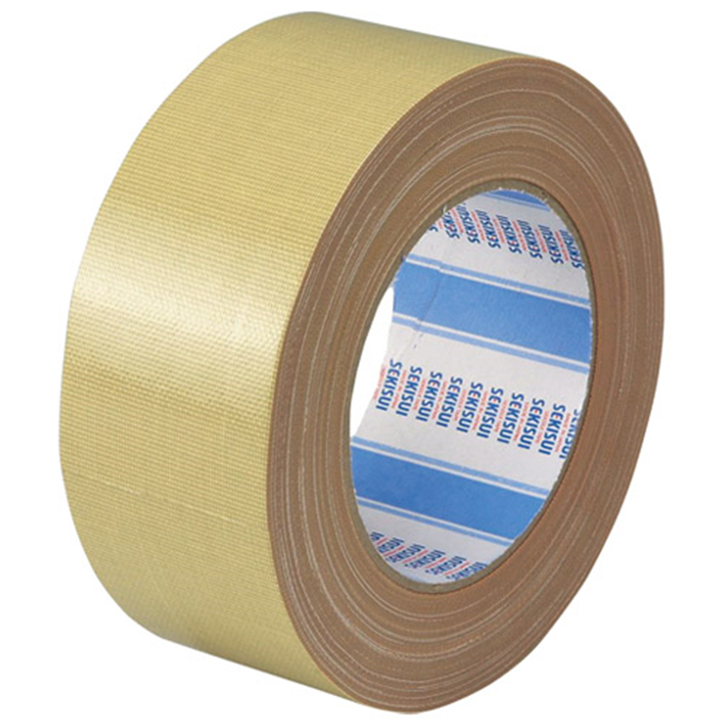 セキスイ 布テープ No.600 50mm×25m 黄土 N60X03  1個（ご注文単位1個）【直送品】
