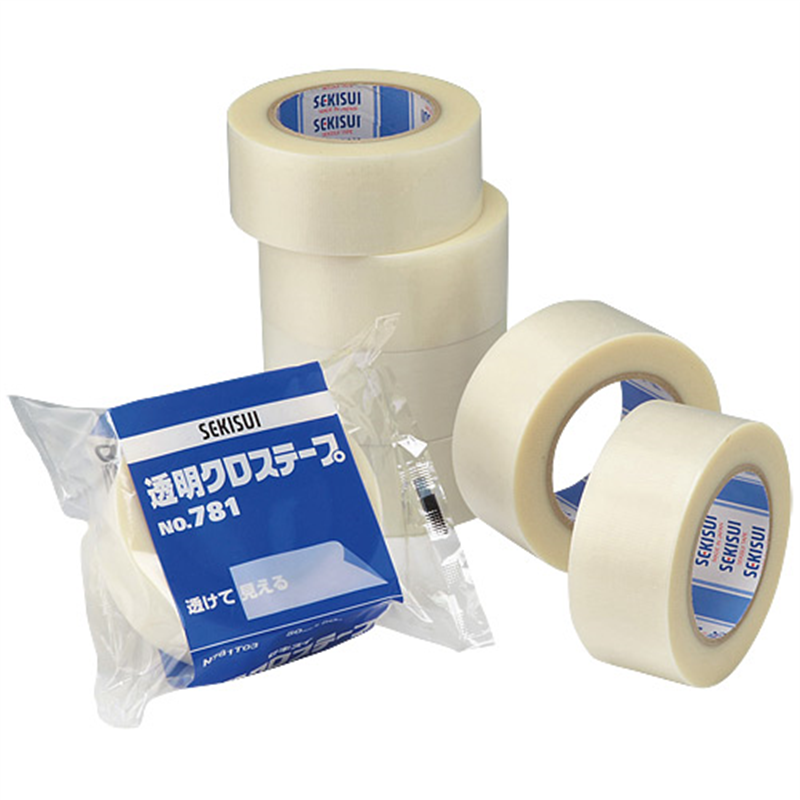 セキスイ △透明クロステープN781T03 50mm×50m 透明 1個（ご注文単位1個）【直送品】