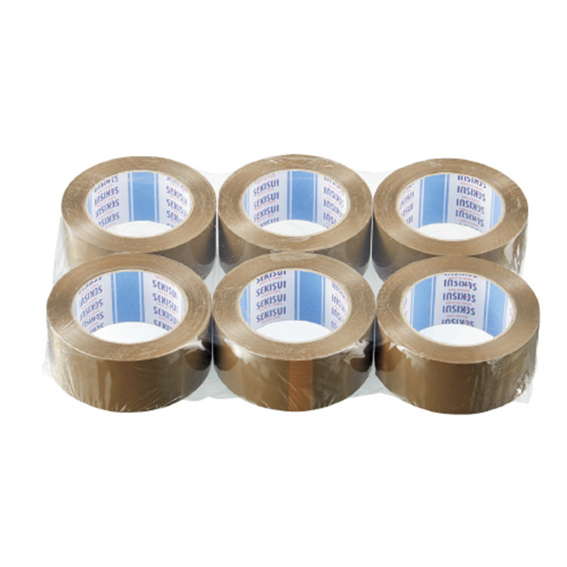 セキスイ セキスイOPPテープ P82B3JA 6巻パック 茶 1個(ご注文単位1個)【直送品】