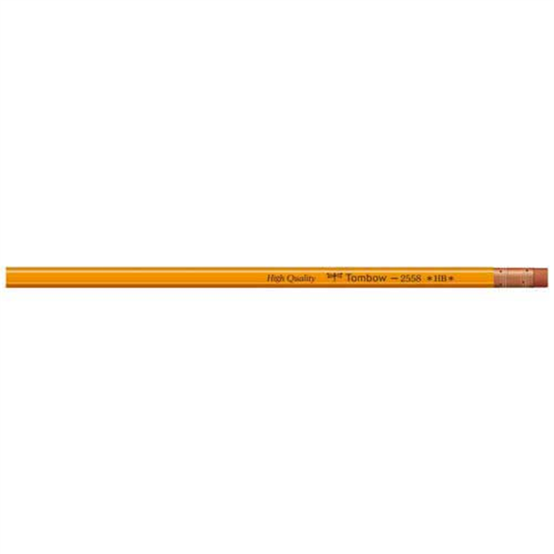 トンボ鉛筆 ゴム付鉛筆 2558-HB HB  1個（ご注文単位1個）【直送品】