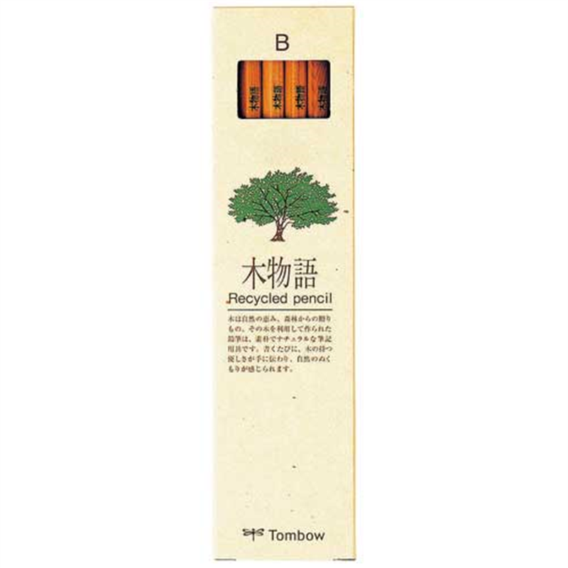 トンボ鉛筆 エコ鉛筆 木物語 LA-KEA B  1個（ご注文単位1個）【直送品】