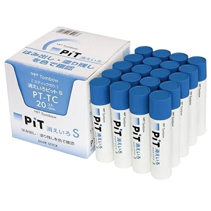 トンボ鉛筆 スティックのり消えいろピット PT-TC 20個/箱（ご注文単位1箱）【直送品】