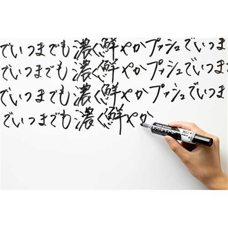 ぺんてる ボードマーカーノックル EMWLS-B 細字 赤 1個(ご注文単位1個)【直送品】