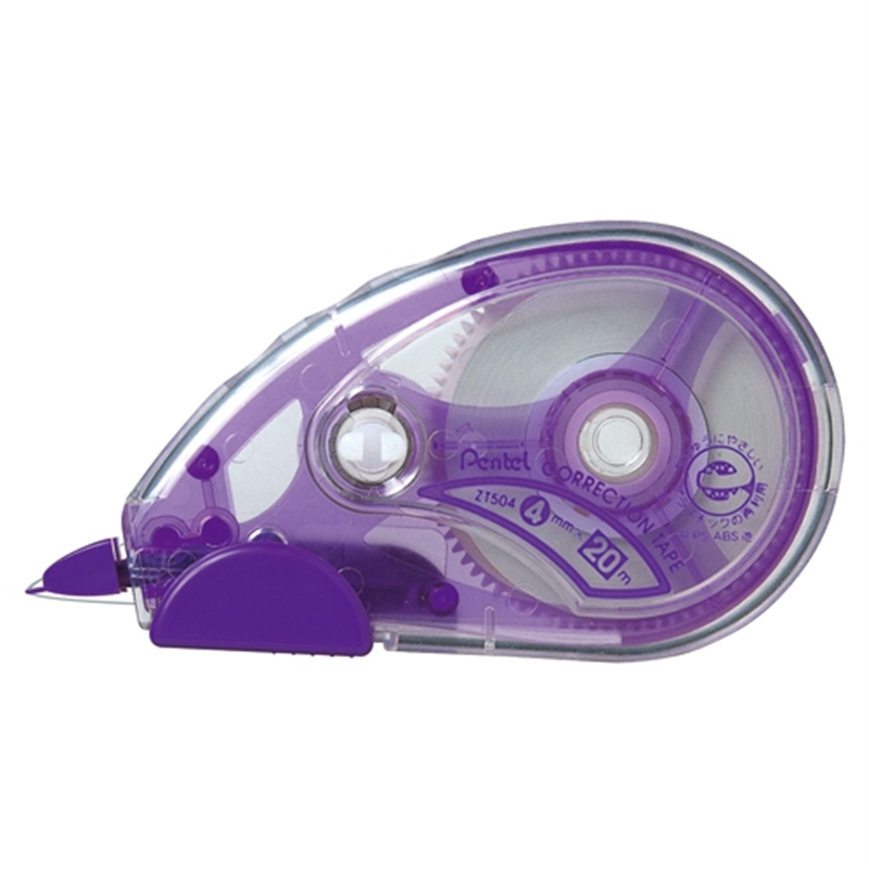 ぺんてる 修正テープ XZT504W 詰替式 4mm  1個（ご注文単位1個）【直送品】