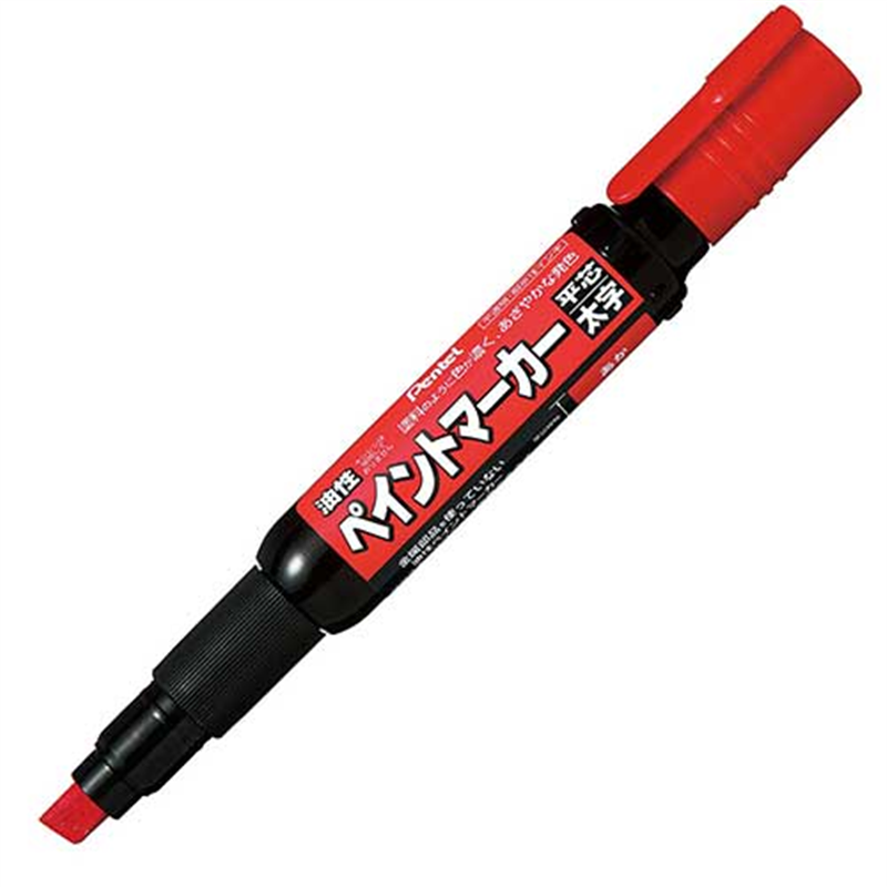 ぺんてる ペイントマーカー太字 MWP30-B 赤 1個(ご注文単位1個)【直送品】
