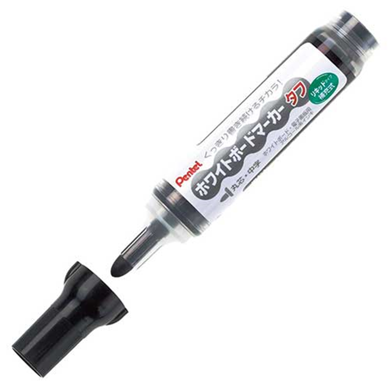 ぺんてる ボードマーカータフ MW50M-A 丸芯 中字 黒  1個（ご注文単位1個）【直送品】