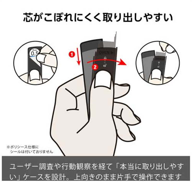 ぺんてる ぺんてるアイン替芯0.4 B C284-B  1個（ご注文単位1個）【直送品】