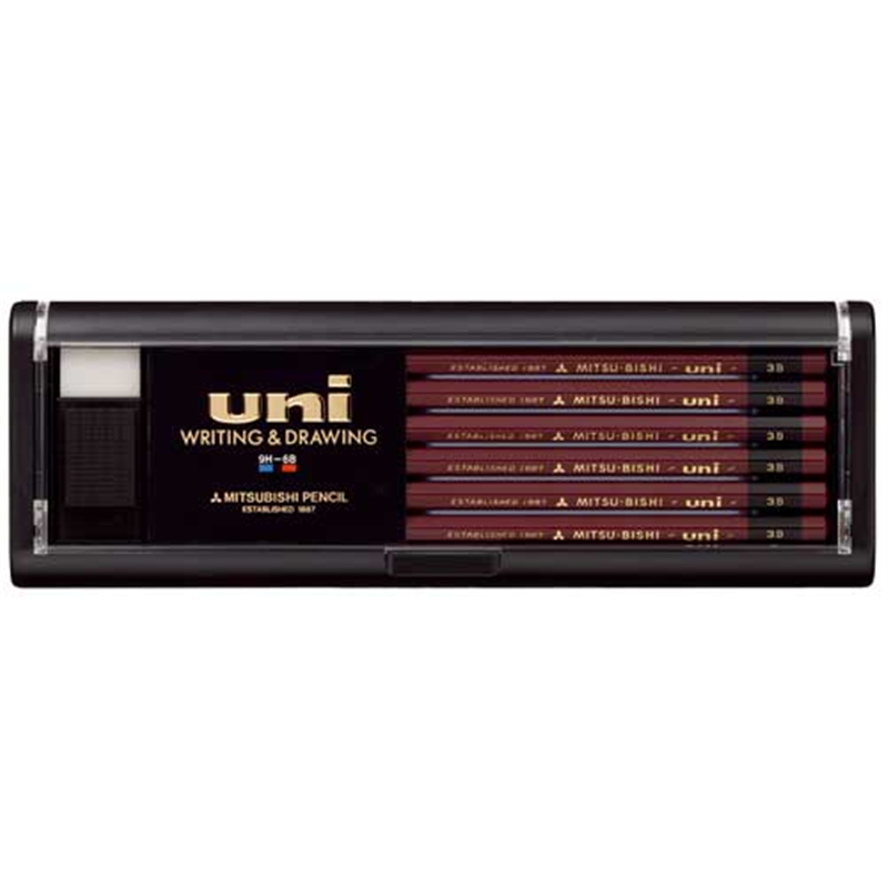 三菱鉛筆 ユニ鉛筆 U3B 3B 1個(ご注文単位1個)【直送品】
