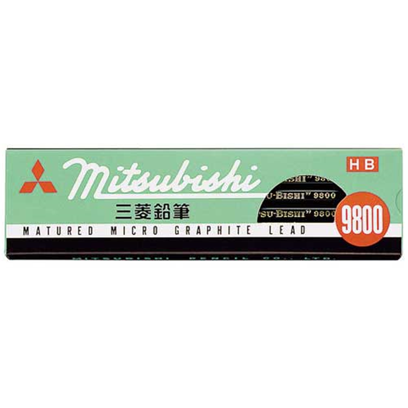 三菱鉛筆 鉛筆 K9800 HB 12本入  1個（ご注文単位1個）【直送品】