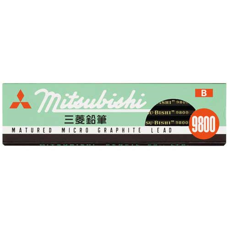 三菱鉛筆 鉛筆 K9800 B 12本入 1個(ご注文単位1個)【直送品】