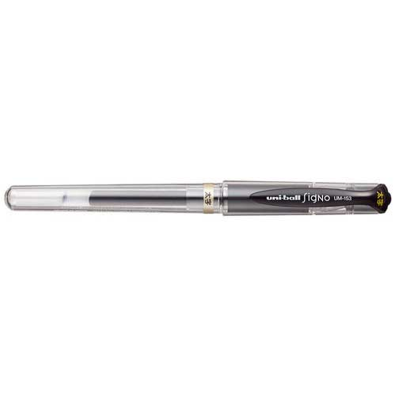 三菱鉛筆 ボールペン シグノ UM153.24 太字 黒  1個（ご注文単位1個）【直送品】