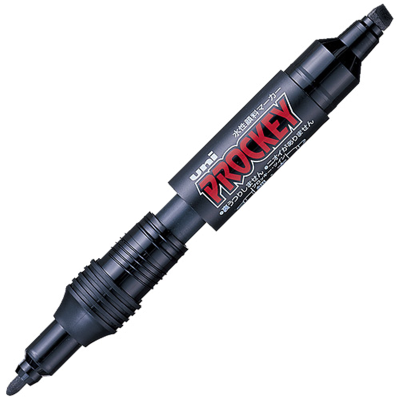 三菱鉛筆 プロッキー PM150TR.24 太細 黒 1個(ご注文単位1個)【直送品】