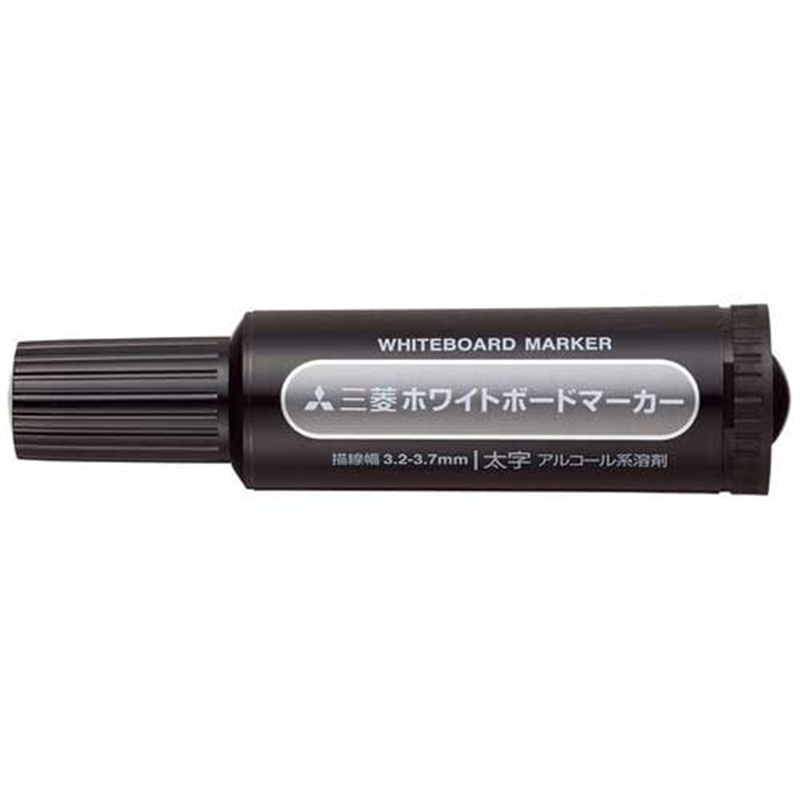 三菱鉛筆 ホワイトボードマーカー太字 PWB-7M.24 黒  1個（ご注文単位1個）【直送品】