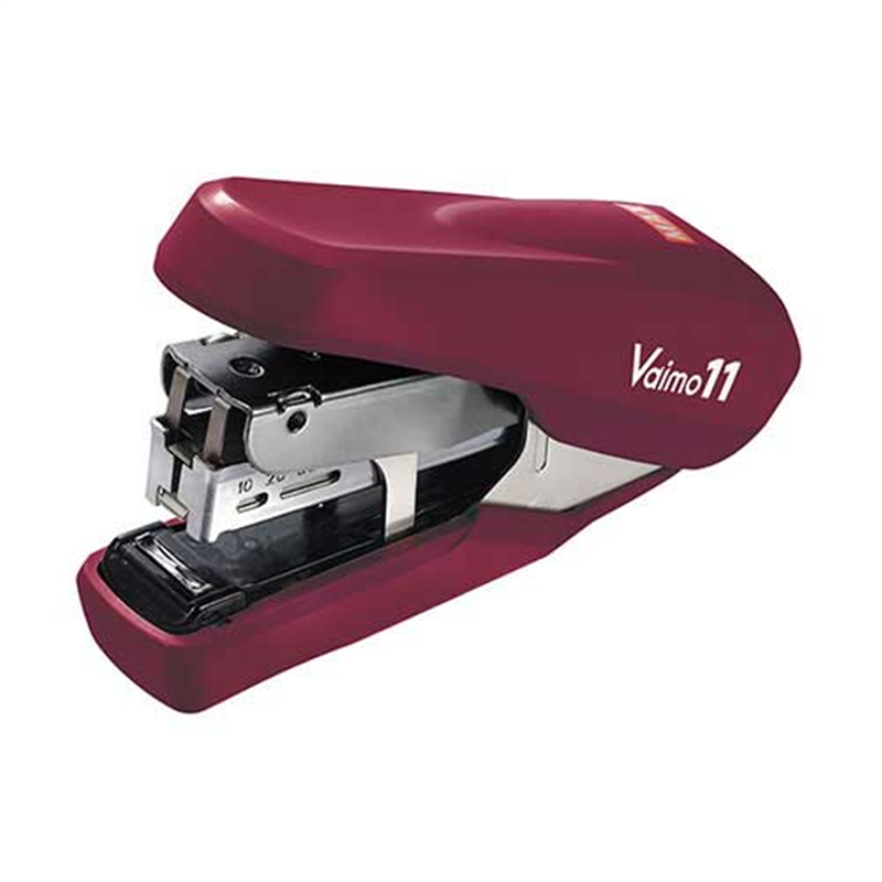 マックス ホッチキスバイモ11フラーメ HD-11FNL/R 赤 1個(ご注文単位1個)【直送品】