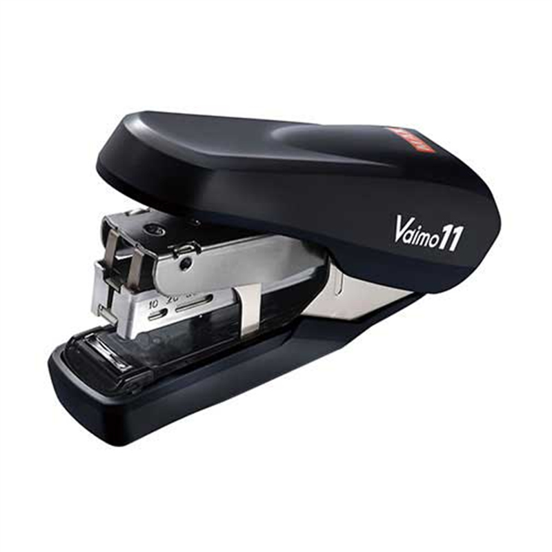 マックス ホッチキスバイモ11フラーメ HD-11FNL/K 黒 1個(ご注文単位1個)【直送品】