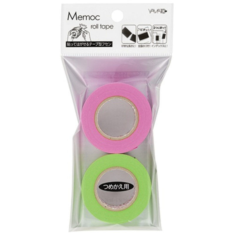 ヤマト メモックロール替テープ蛍光 WR-25H-6B  1個（ご注文単位1個）【直送品】