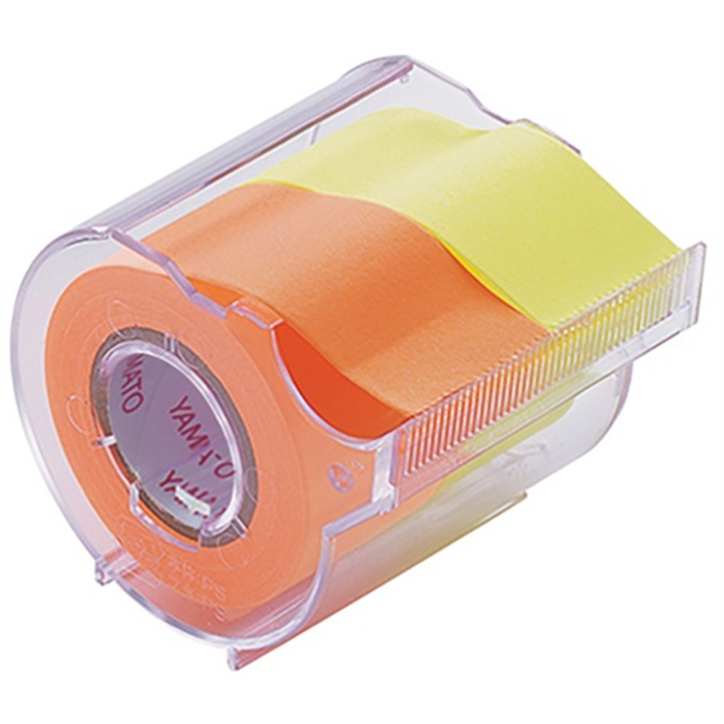 ヤマト メモックロールテープ 蛍光 NORK-25CH6C  1個（ご注文単位1個）【直送品】