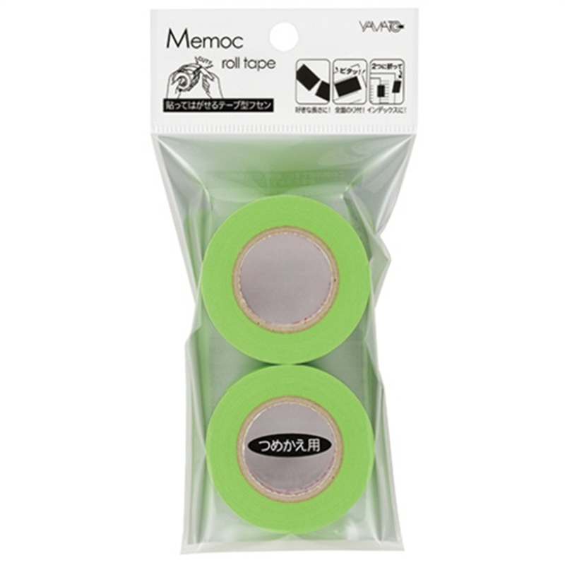 ヤマト メモックロール替テープ蛍光 WR-25H-LI  1個（ご注文単位1個）【直送品】