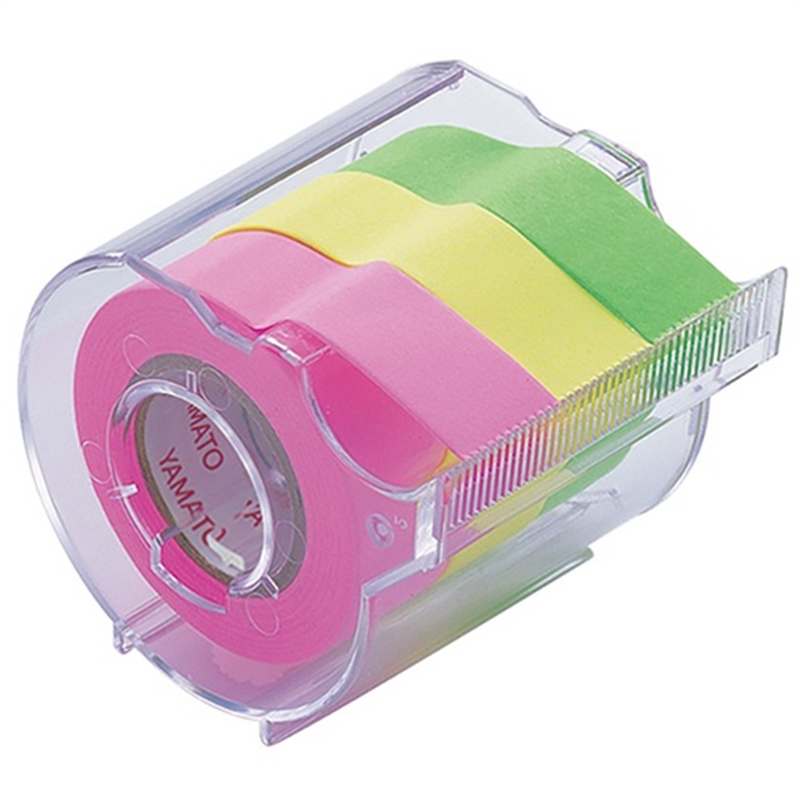 ヤマト メモックロールテープ 蛍光 RK-15CH-B 1個(ご注文単位1個)【直送品】