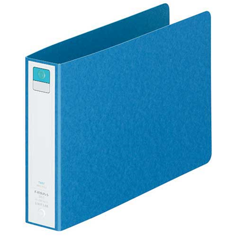 LIHITLAB ツイストリングファイル F-830UN-5 B6E 藍  1個（ご注文単位1個）【直送品】