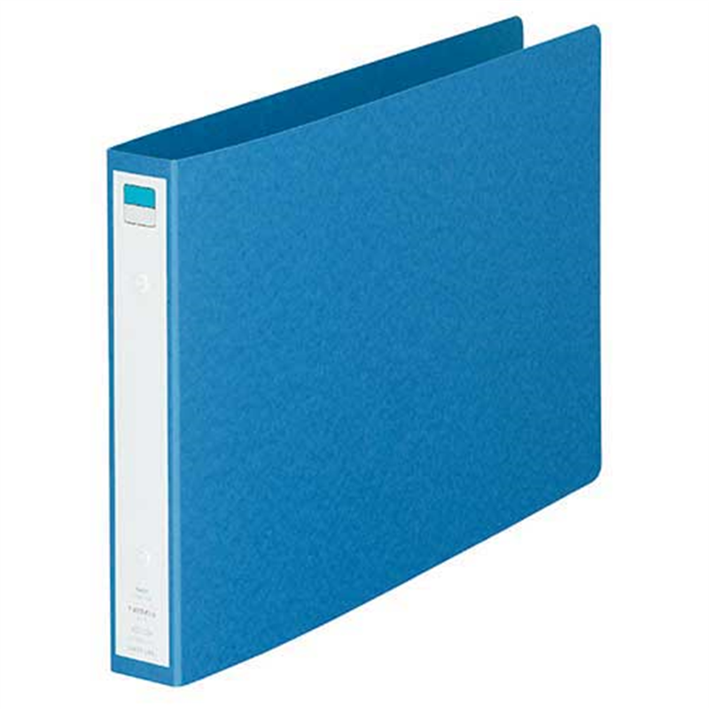 LIHITLAB ツイストリングファイル F-833UN-5 A4E 藍  1個（ご注文単位1個）【直送品】