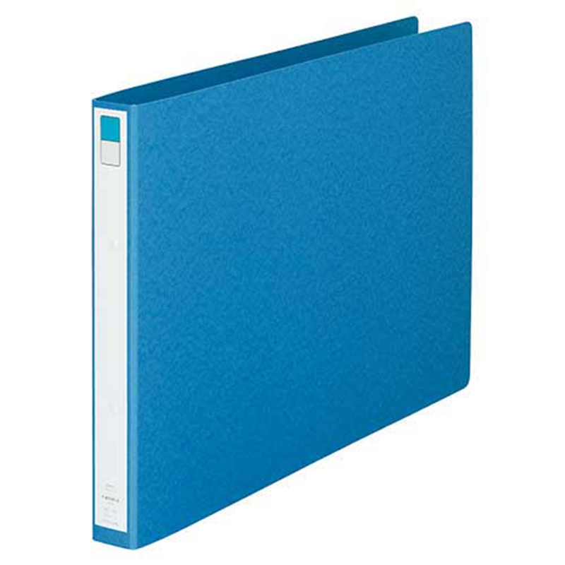 LIHITLAB ツイストリングファイル F-835UN-5 A3E 藍  1個（ご注文単位1個）【直送品】